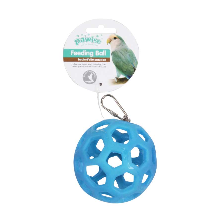 Brinquedo Pawise Bola de Alimentação para Pássaros - Cores Sortidas1